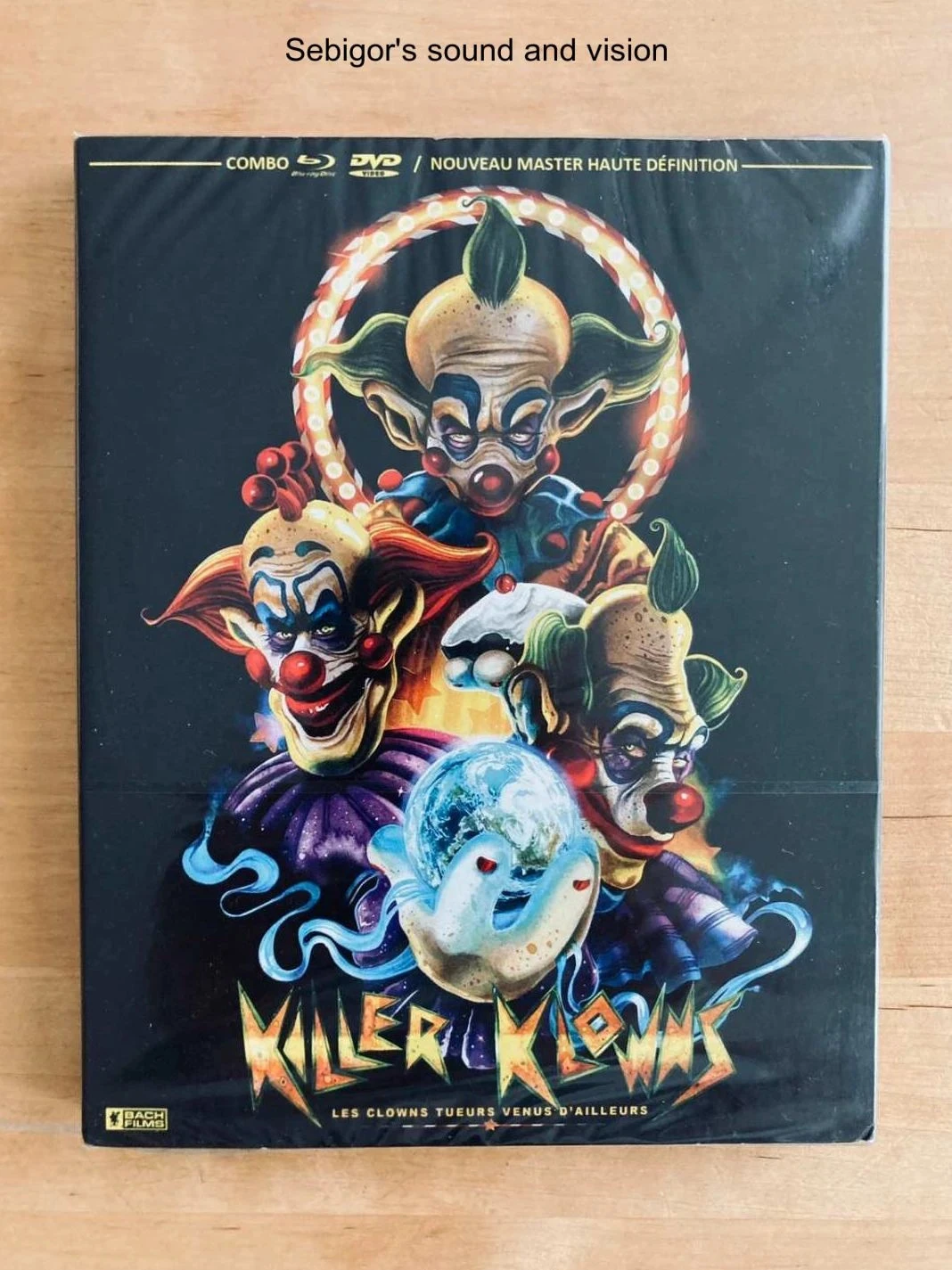 Coffret Blu-ray DVD Killer Klowns from outer Space édition collector.